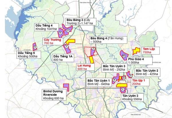 Chi tiết về 16 khu công nghiệp mới của Bình Dương đến năm 2030