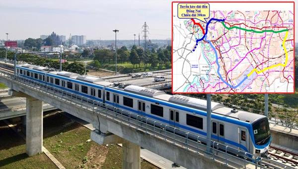 Đồng Nai mời gọi đầu tư dự án kéo dài tuyến metro Bến Thành - Suối Tiên đến Trảng Bom hơn 34.700 tỷ