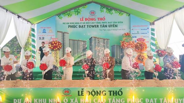 Bình Dương động thổ 3 tòa nhà ở xã hội cao 18 tầng