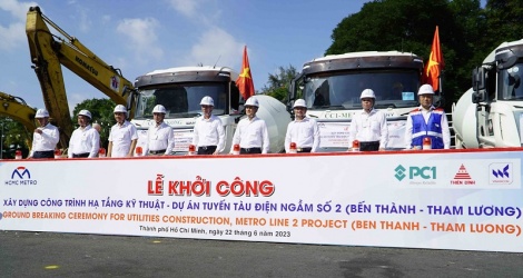 TP.HCM dùng vốn ngân sách để đầu tư tuyến metro số 2 (Bến Thành - Tham Lương)