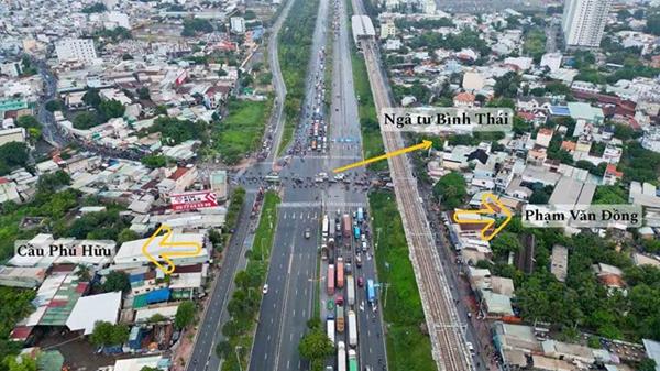 TPHCM thu hồi đất 1.166 hộ dân mở đường 6 làn xe qua Thủ Đức