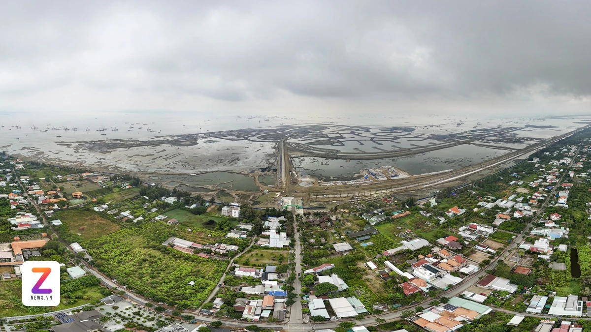 Hình hài khu đô thị lấn biển Cần Giờ sau hơn nửa năm khởi công