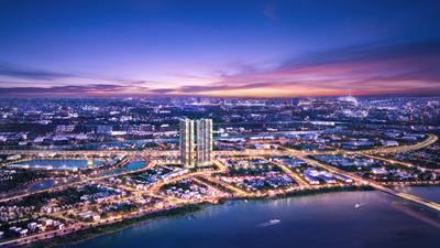 Khu căn hộ cao cấp '3 mặt hướng thủy' A&T Sky Garden hấp dẫn khách hàng