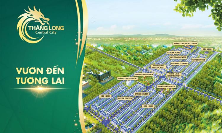 Phối cảnh dự án Thăng Long Central City Bàu Bàng