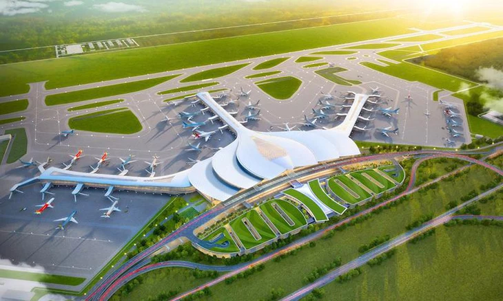 Sân bay Quốc tế Long Thành là đòn bẩy mạnh mẽ cho BĐS khu Đông. Trong đó, dự án Izumi City sở hữu vị trí chiến lược, gần kề các dự án hạ tầng trọng điểm - Ảnh: DNCC