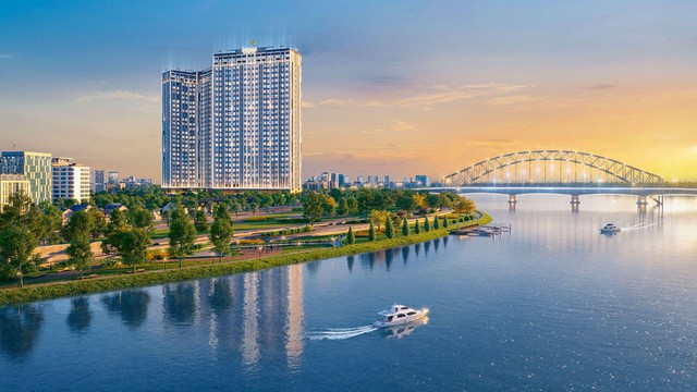 Fresia sở hữu vị thế bên sông đắc địa, đối diện Aeon Mall Biên Hòa (Nguồn: EximRS)