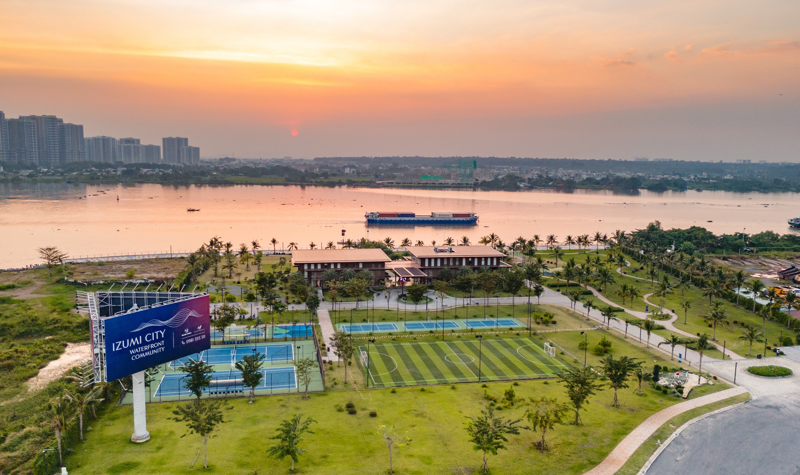Izumi City Izumi City giai đoạn 1 cùng hệ tiện ích đẳng cấp cho quý cư dân đã hoàn thiện