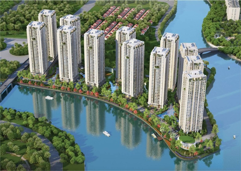 Gem Riverside tọa lạc tại khu đô thị Nam Rạch Chiếc, phường An Phú, TP.Thủ Đức
