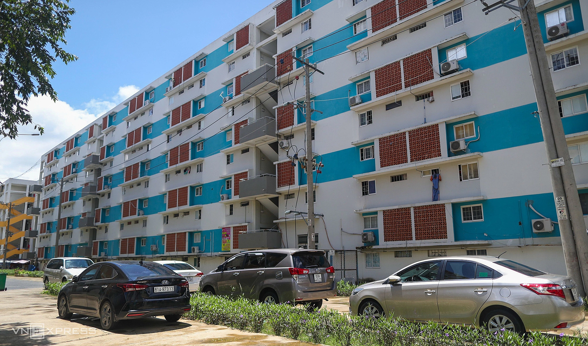 Một khu nhà xã hội ở phường Thủ Dầu Một, TP HCM. Ảnh: Quỳnh Trần