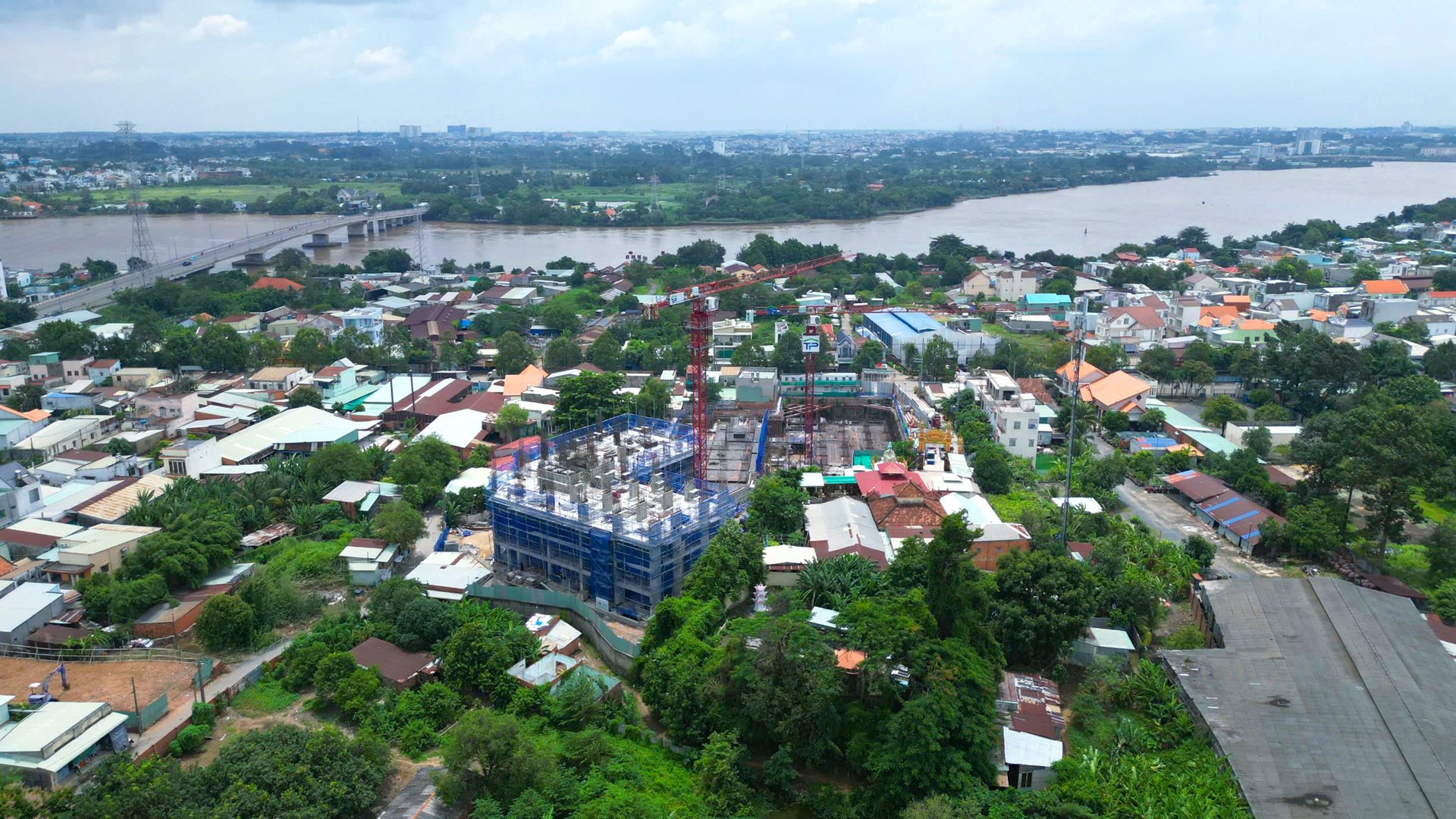 Thị trường bất động sản khu vực lân cận TP. HCM như Đồng Nai đang bắt đầu đang ấm dần. Ảnh L.L