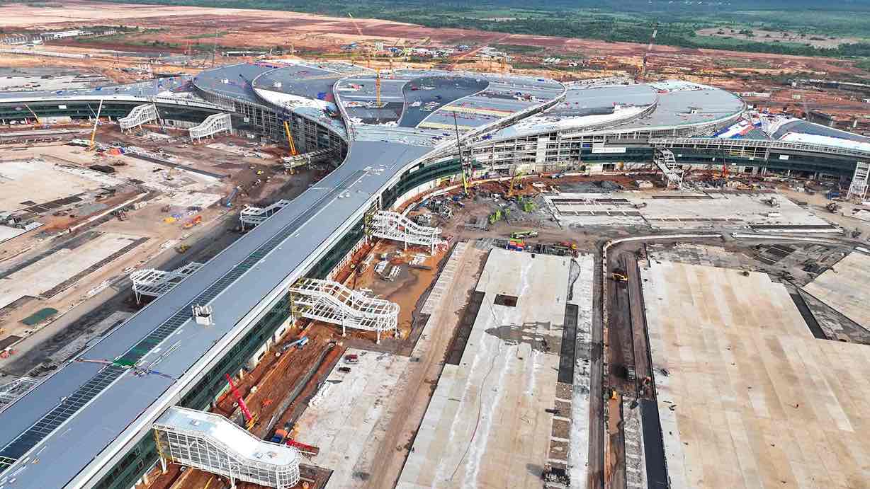 Điểm nhấn sân bay Long Thành ở Đồng Nai. Ảnh: HAC