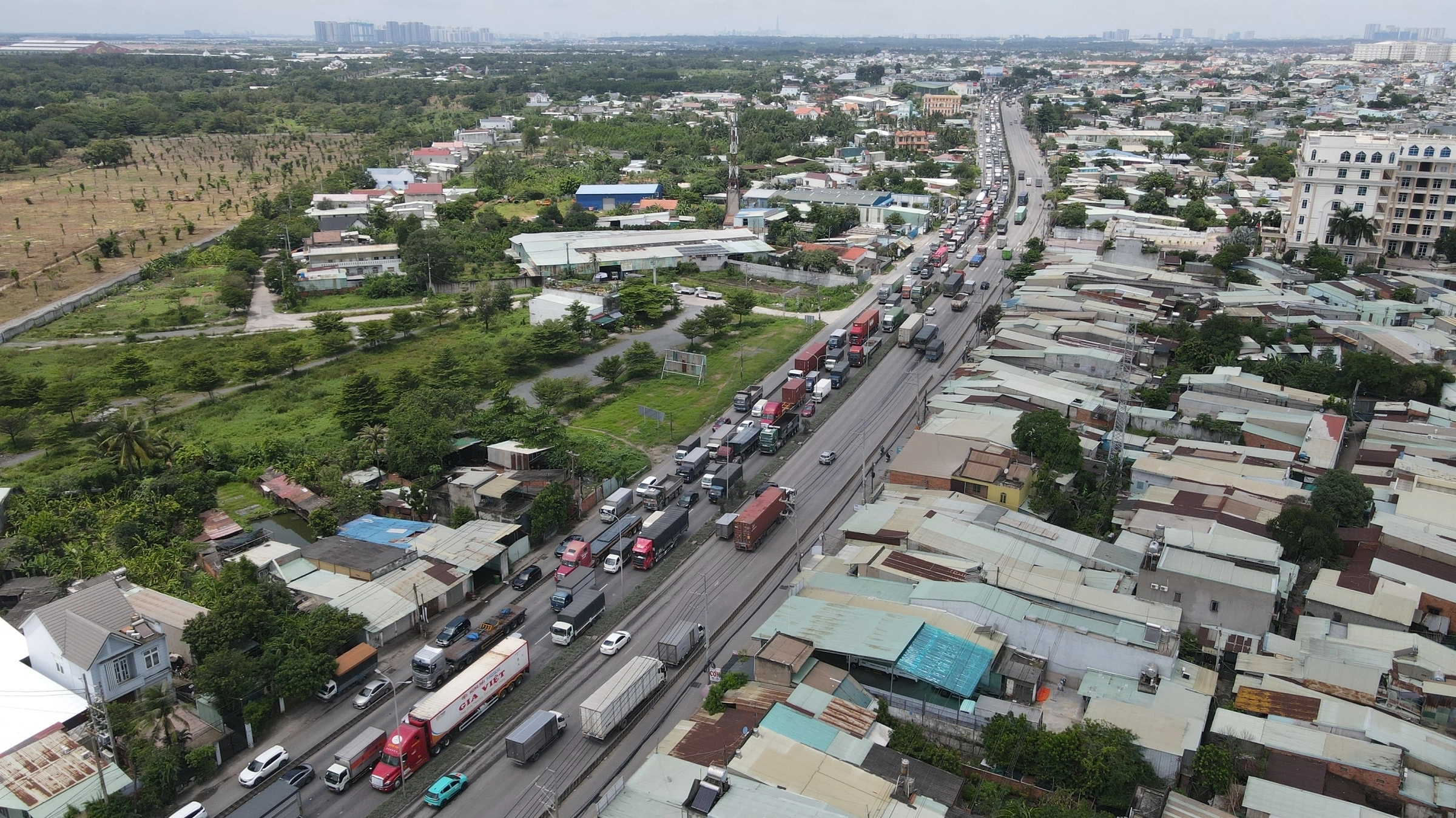 Một góc thị trường bất động sản tỉnh Đồng Nai. Ảnh: Phước Tuấn