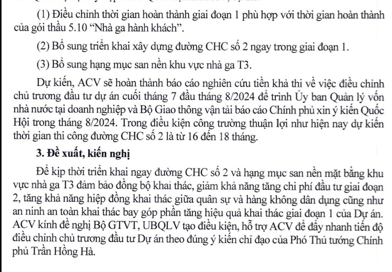 ACV nêu lý do xây thêm đường băng, san nền nhà ga T3 dự án sân bay Long Thành giai đoạn 1- Ảnh 1.