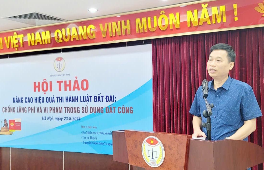 Ông Lê Văn Bình, Phó Vụ trưởng Vụ Đất đai, Bộ Tài nguyên Môi trường. Ảnh: Anh Huy.